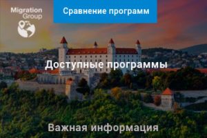 Бизнес-программы ВНЖ