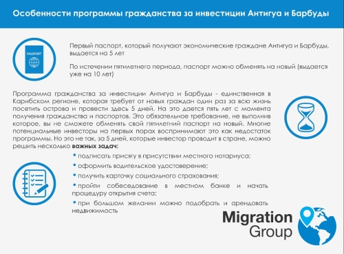 особенности паспортной программы Антигуа и Барбуды